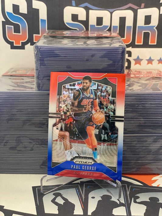 2019 Panini Prizm (Red White Blue Prizm) Paul George #185