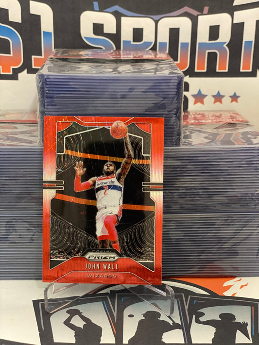 2019 Panini Prizm (Ruby Wave Prizm) John Wall #181