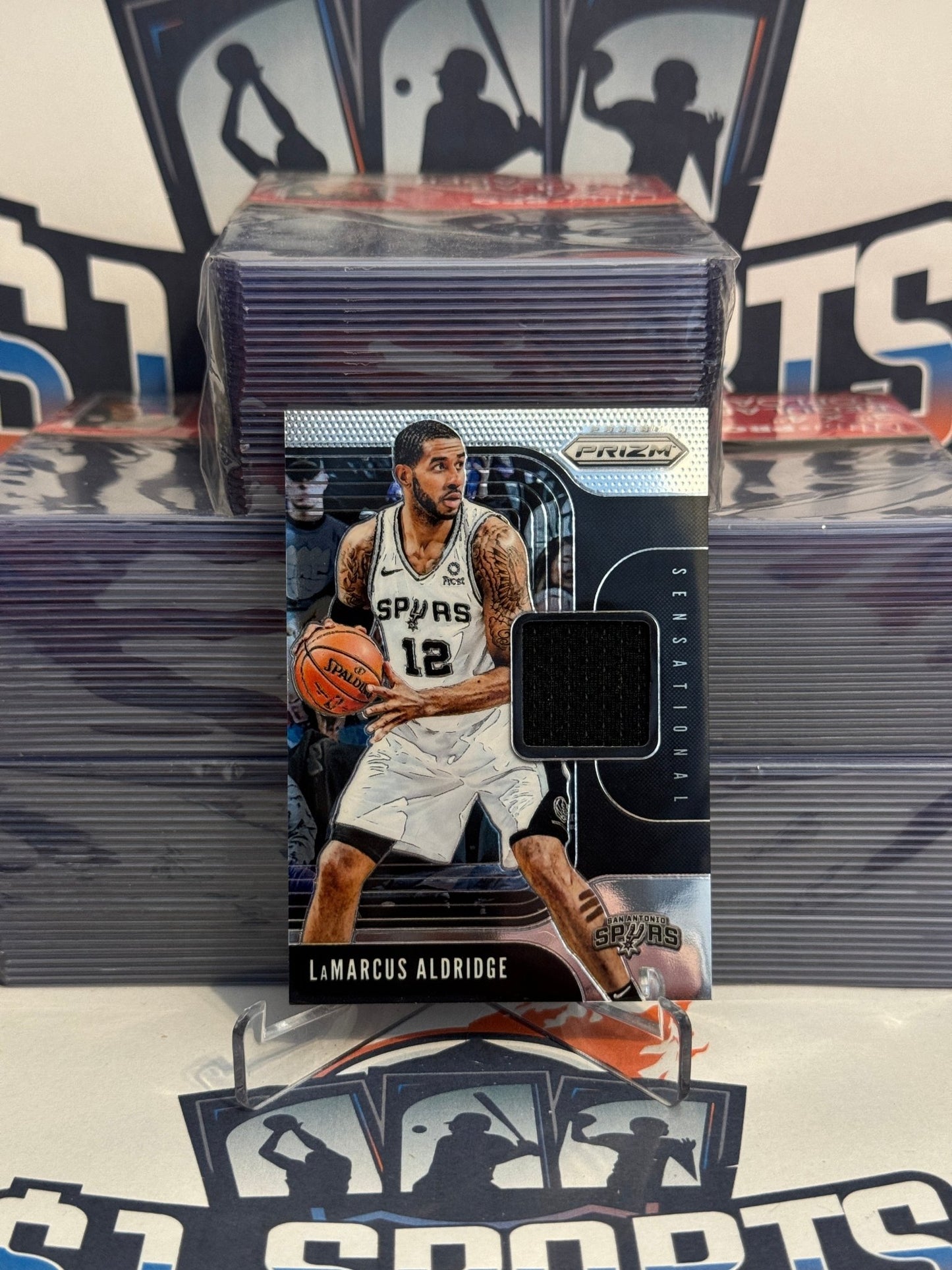 2019 Panini Prizm (Sensational Swatches Relic) LaMarcus Aldridge #SS-LMA
