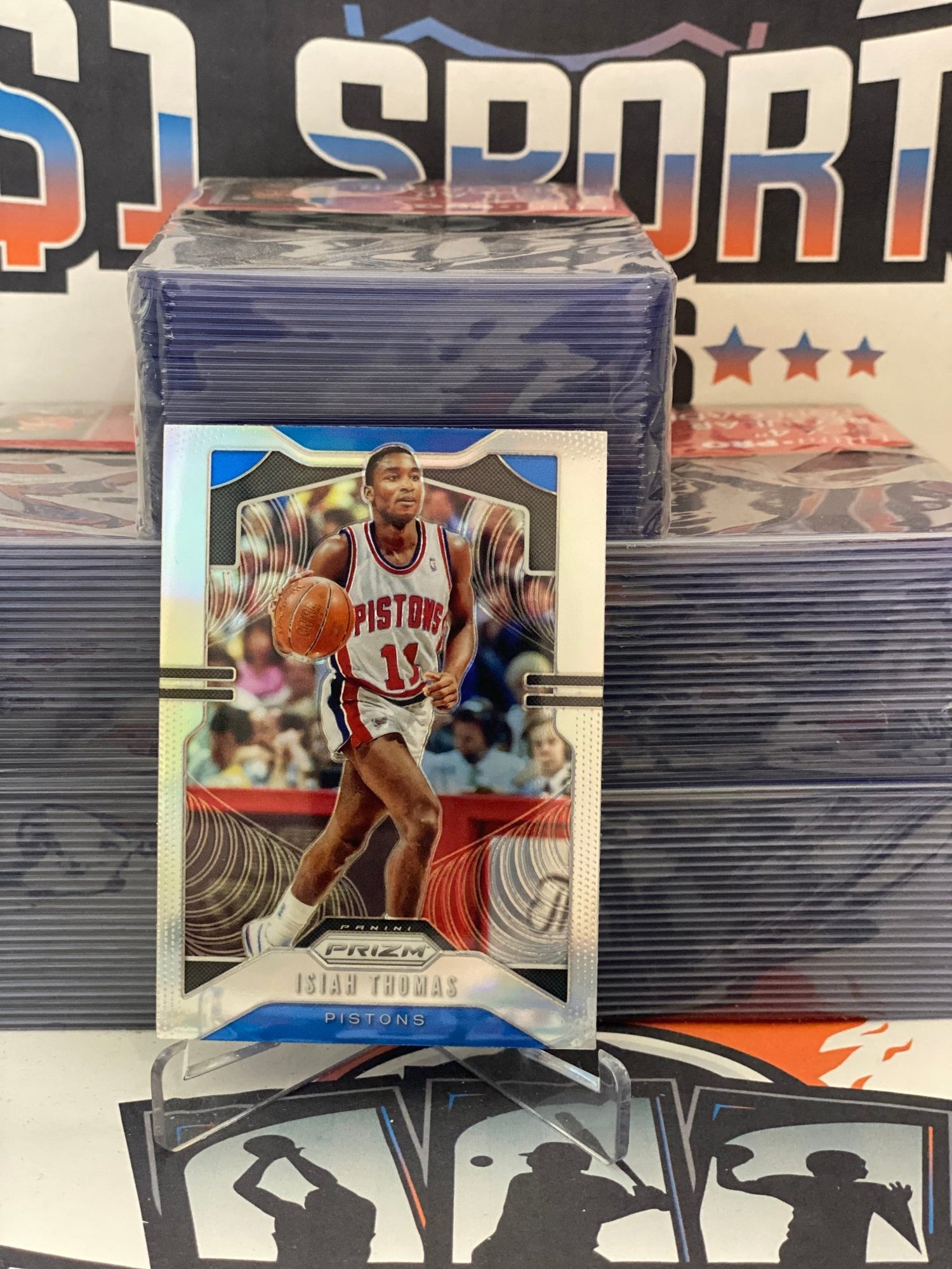 2019 Panini Prizm (Silver Prizm) Isiah Thomas #30