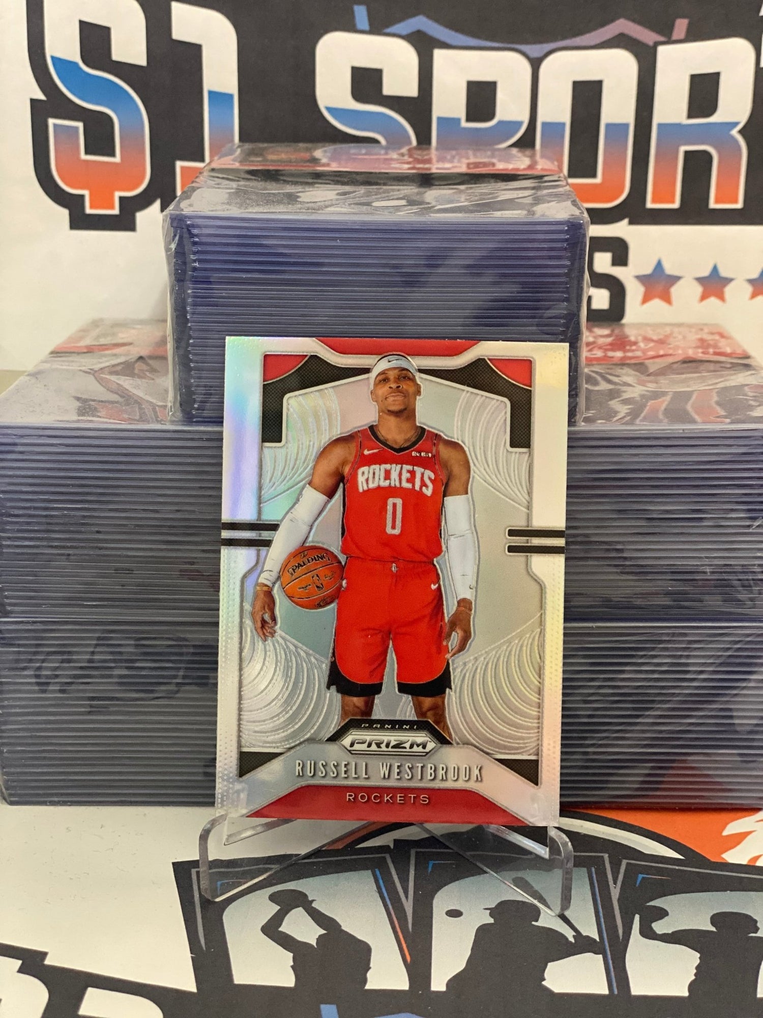 2019 Panini Prizm (Silver Prizm) Russell Westbrook #182
