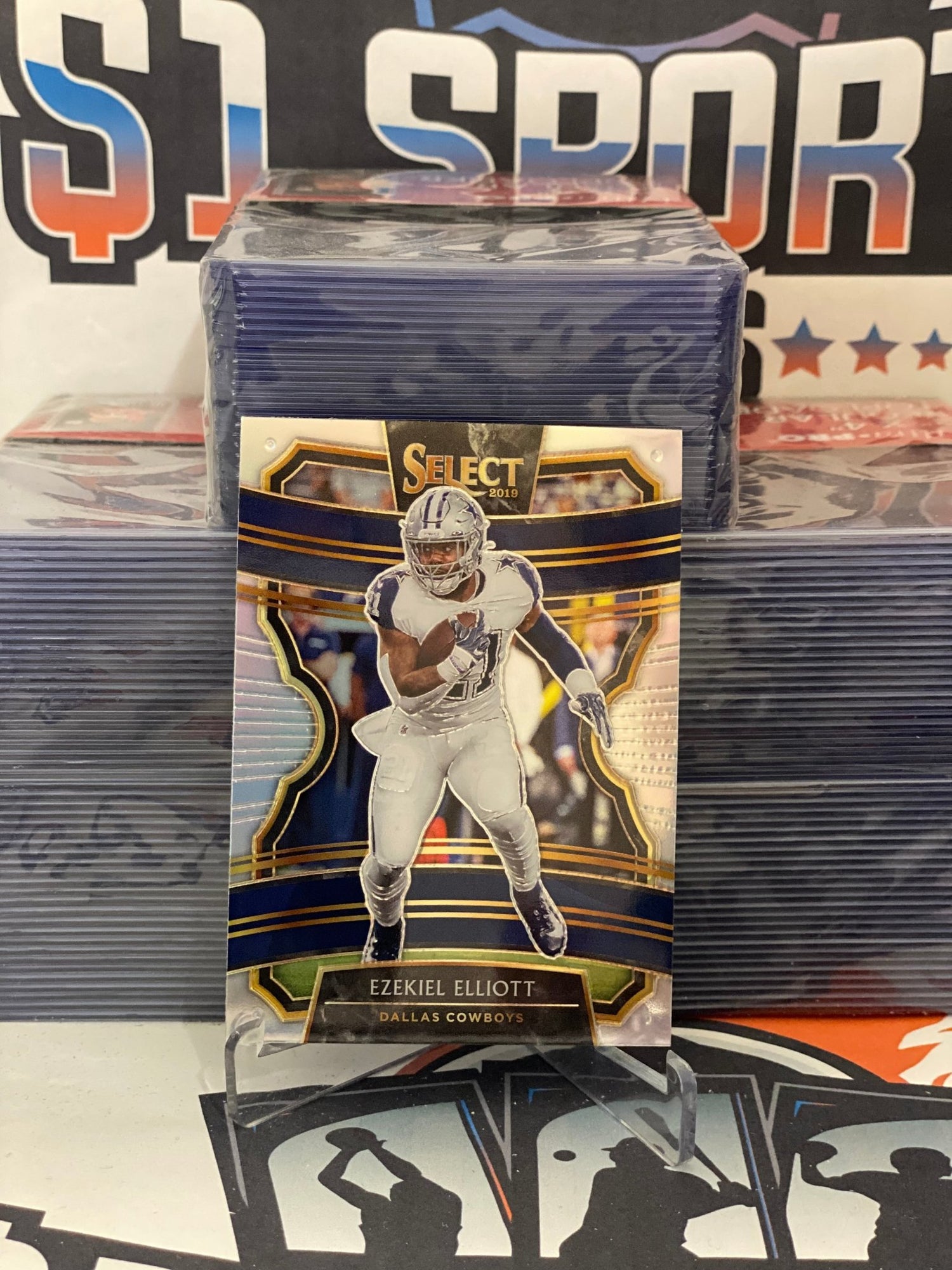 2019 Panini Select (Silver Prizm) Ezekiel Elliott #74