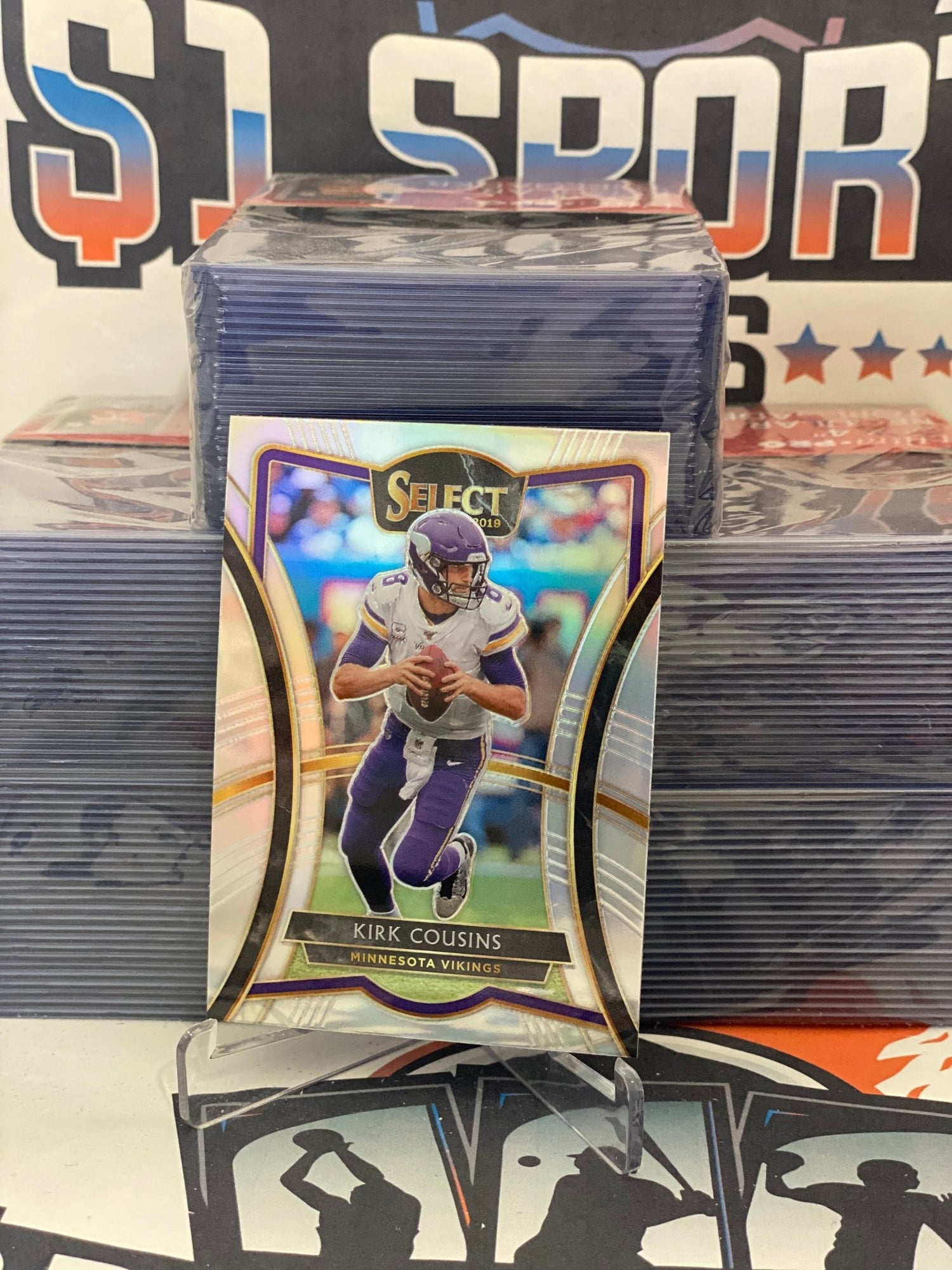 2019 Panini Select (Silver Prizm) Kirk Cousins #133