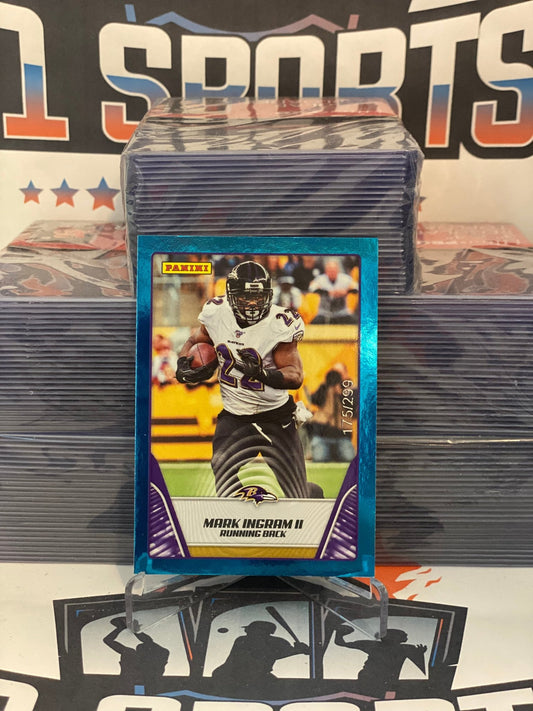 2019 Panini Stickers (Blue 175/299) Mark Ingram II #60