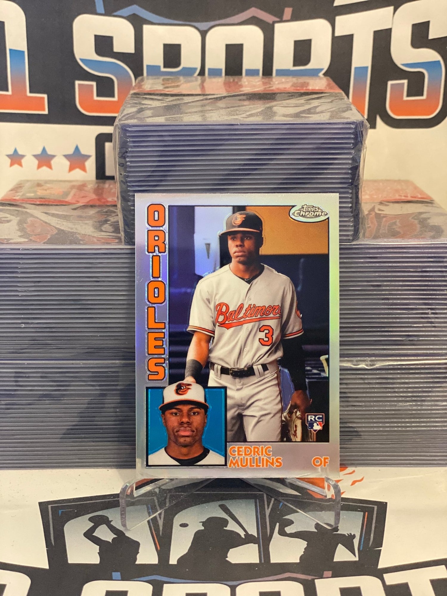 2019 Topps Chrome (1984 Redux) Cedric Mullins Rookie #84TC-4