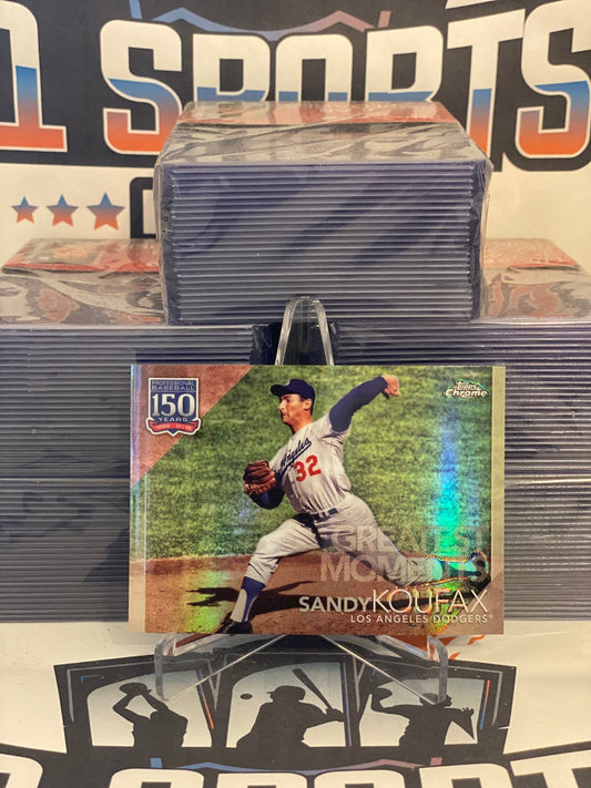 2019 Topps Chrome (Greatest Moments) Sandy Koufax #150C-16