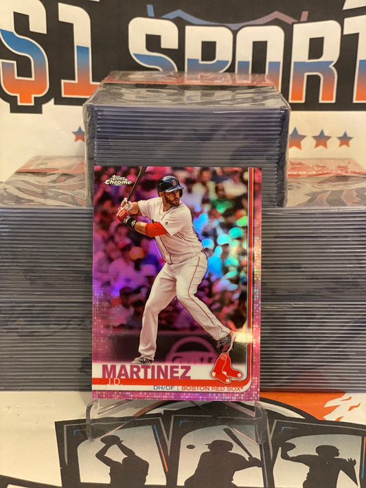 2019 Topps Chrome (Pink Refractor) J.D. Martinez #133