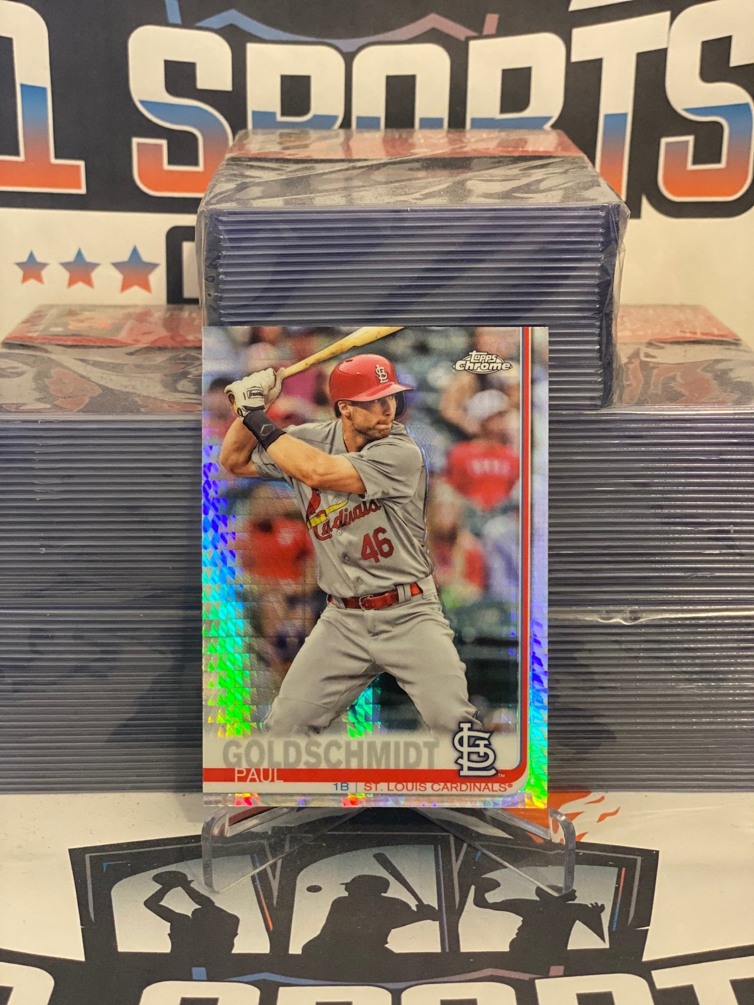 2019 Topps Chrome (Prism Refractor) Paul Goldschmidt #139