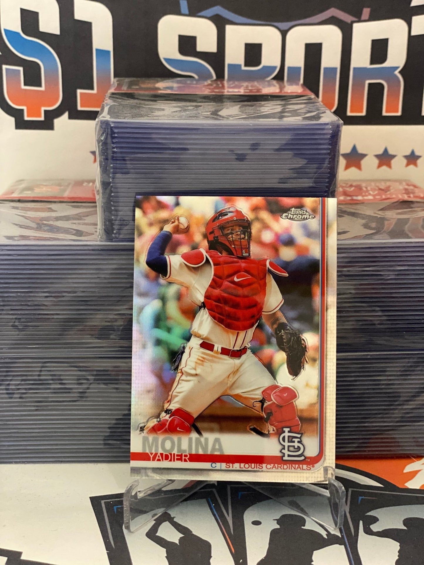 2019 Topps Chrome (Refractor) Yadier Molina #51