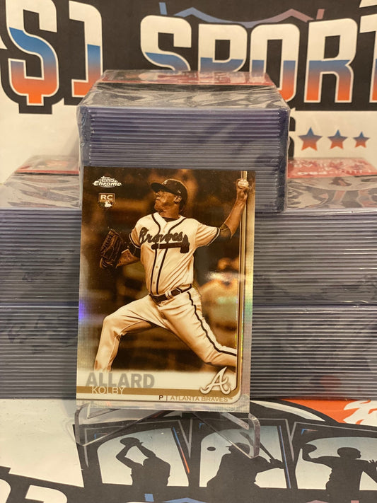 2019 Topps Chrome (Sepia Refractor) Kolby Allard Rookie #99
