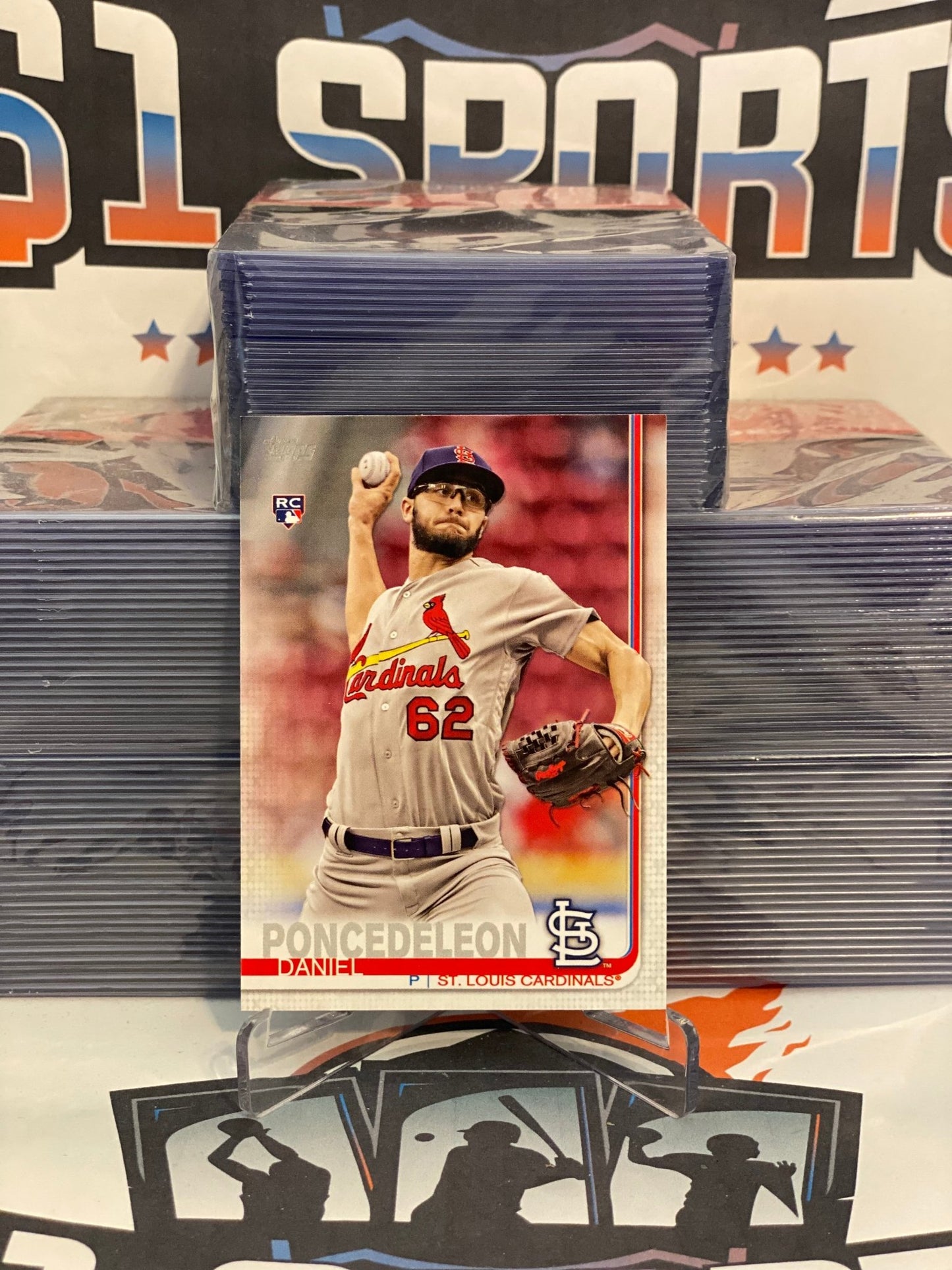 2019 Topps Daniel Poncedeleon Rookie #140