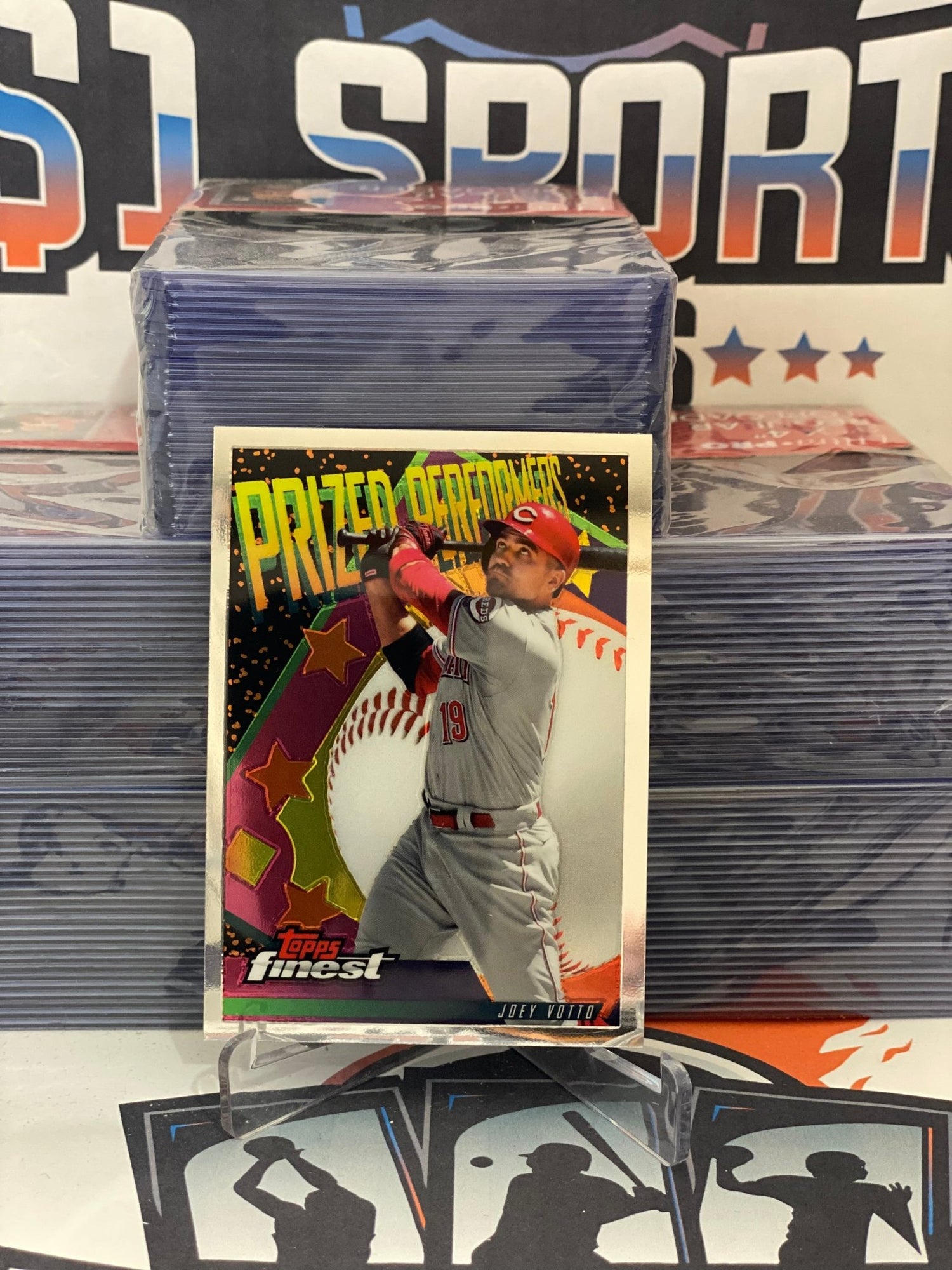 2019 Topps Finest (Prized Performers) Joey Votto #PP-JV
