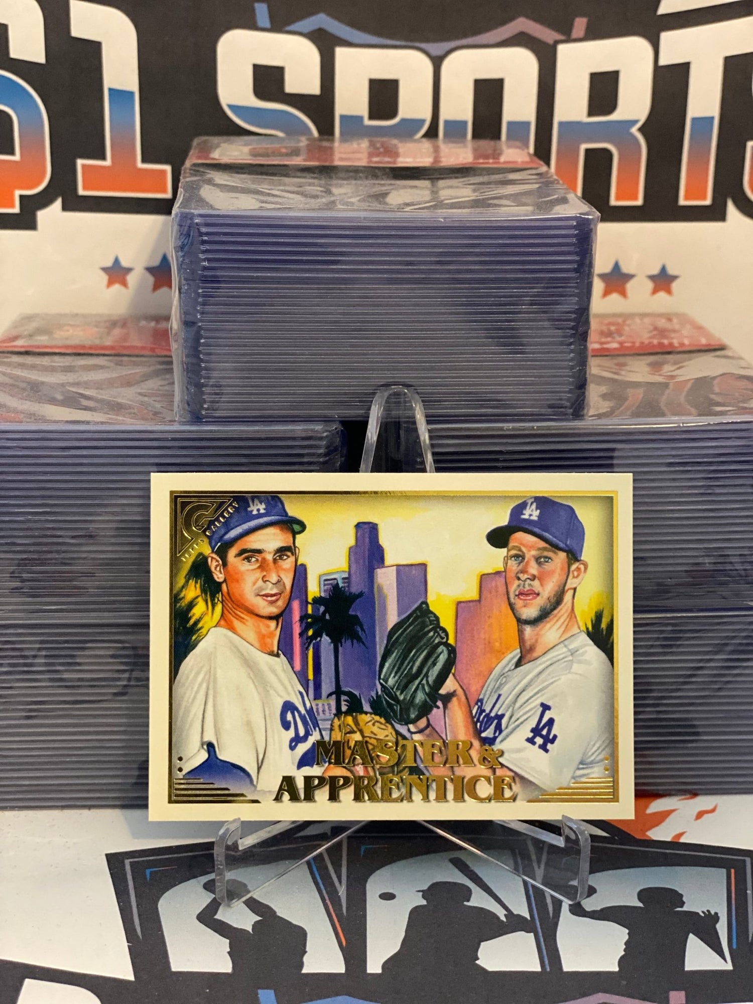 2019 Topps Gallery (Master & Apprentice) Sandy Koufax & Clayton Kershaw #MA-KK
