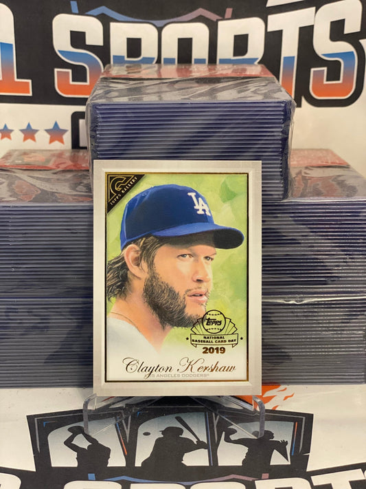 2019 Topps Gallery (National Baseball Card Day) Clayton Kershaw #GP-CK