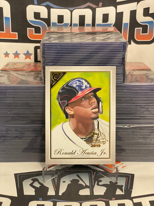2019 Topps Gallery (National Trading Card Day) Ronald Acuna Jr. #GP-RA