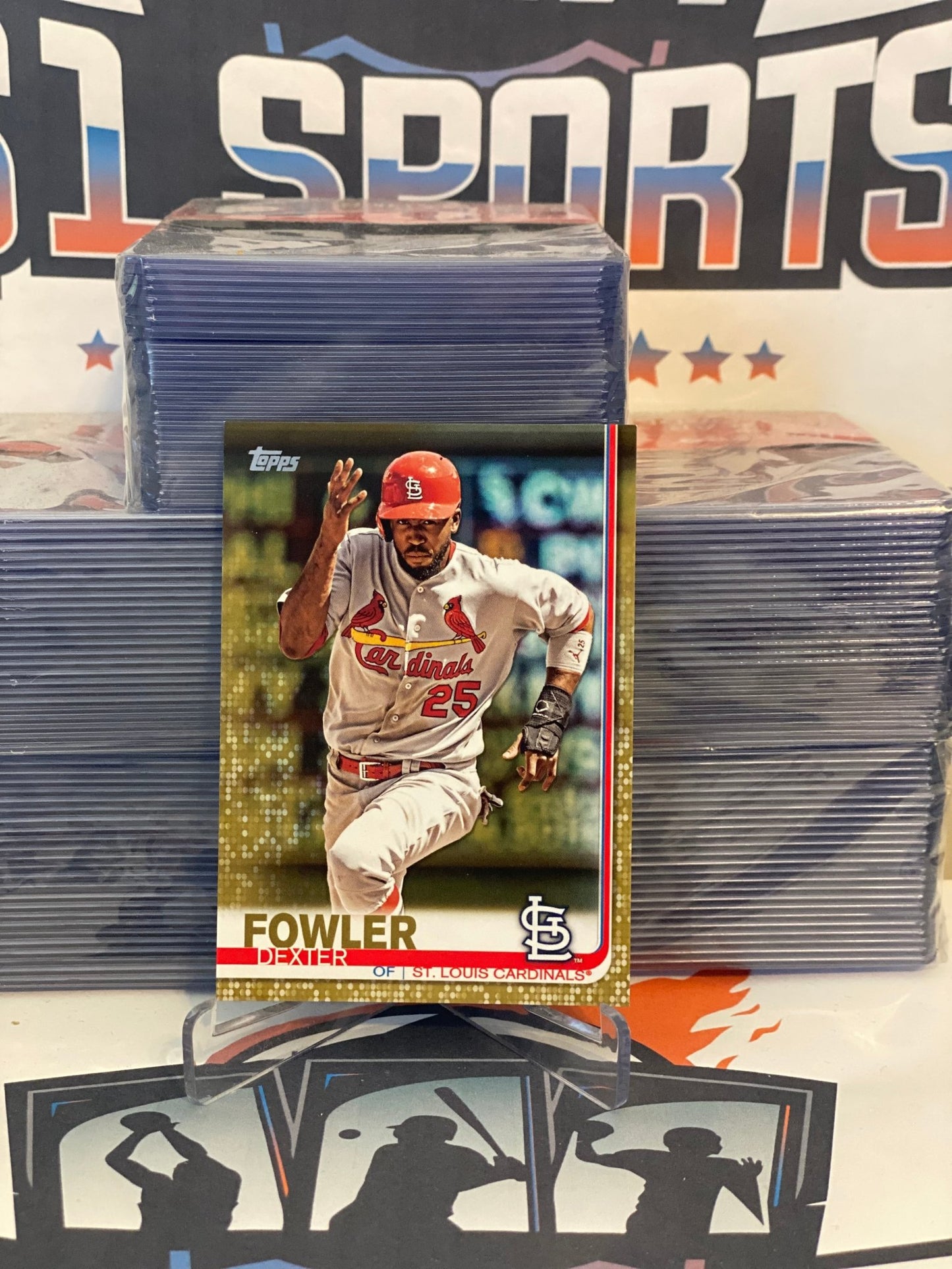 2019 Topps (Gold 0133/2019) Dexter Fowler #488