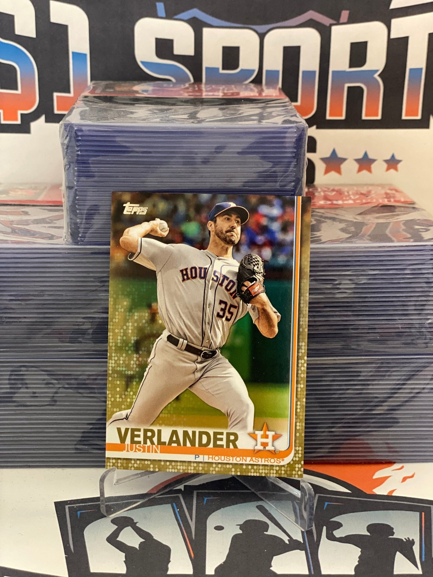 2019 Topps (Gold 1819/2019) Justin Verlander #57