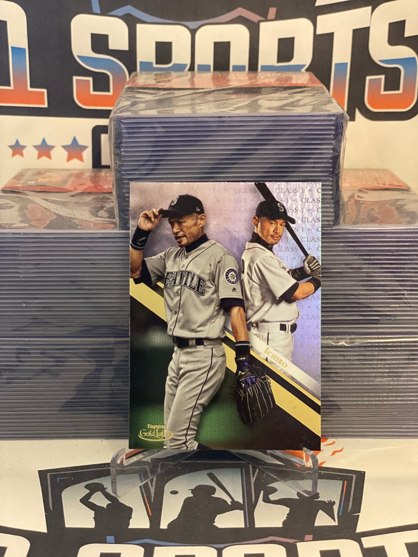 2019 Topps Gold Label (Class 1) Ichiro Suzuki #55