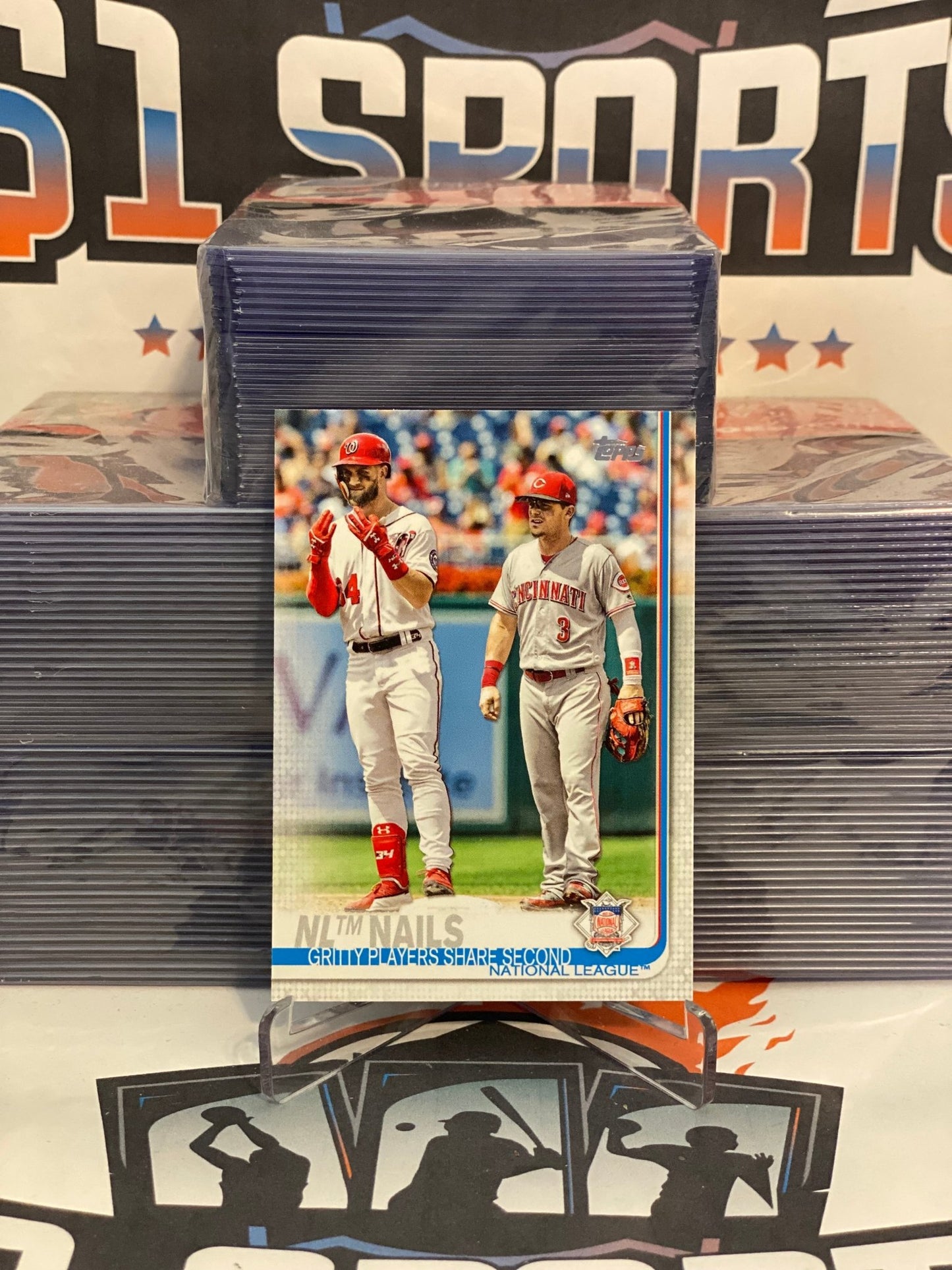 2019 Topps (Gritty Players) Bryce Harper #145