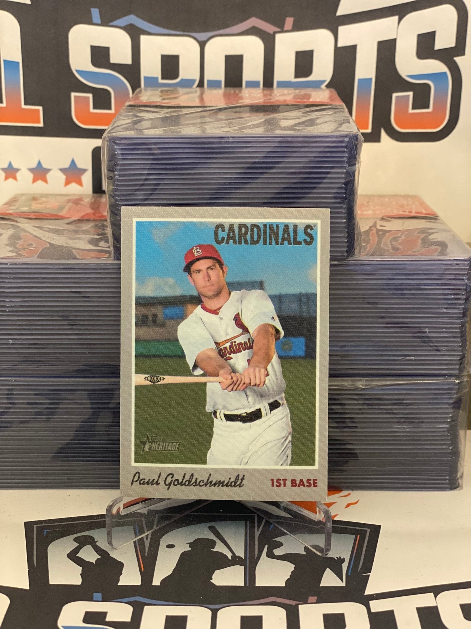 2019 Topps Heritage (Cloth Sticker) Paul Goldschmidt #8