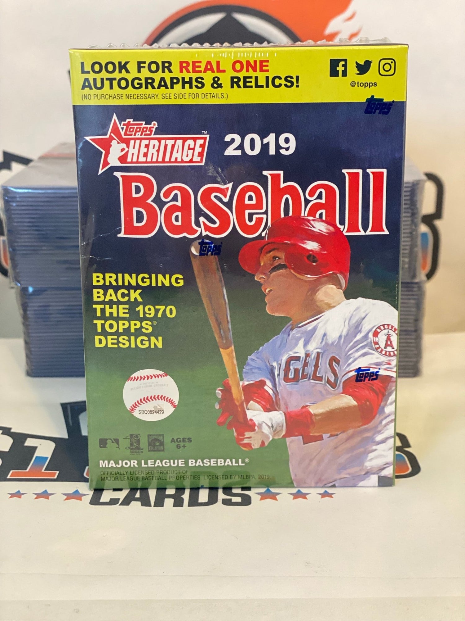 2019 Topps Heritage MLB Baseball Blaster Box