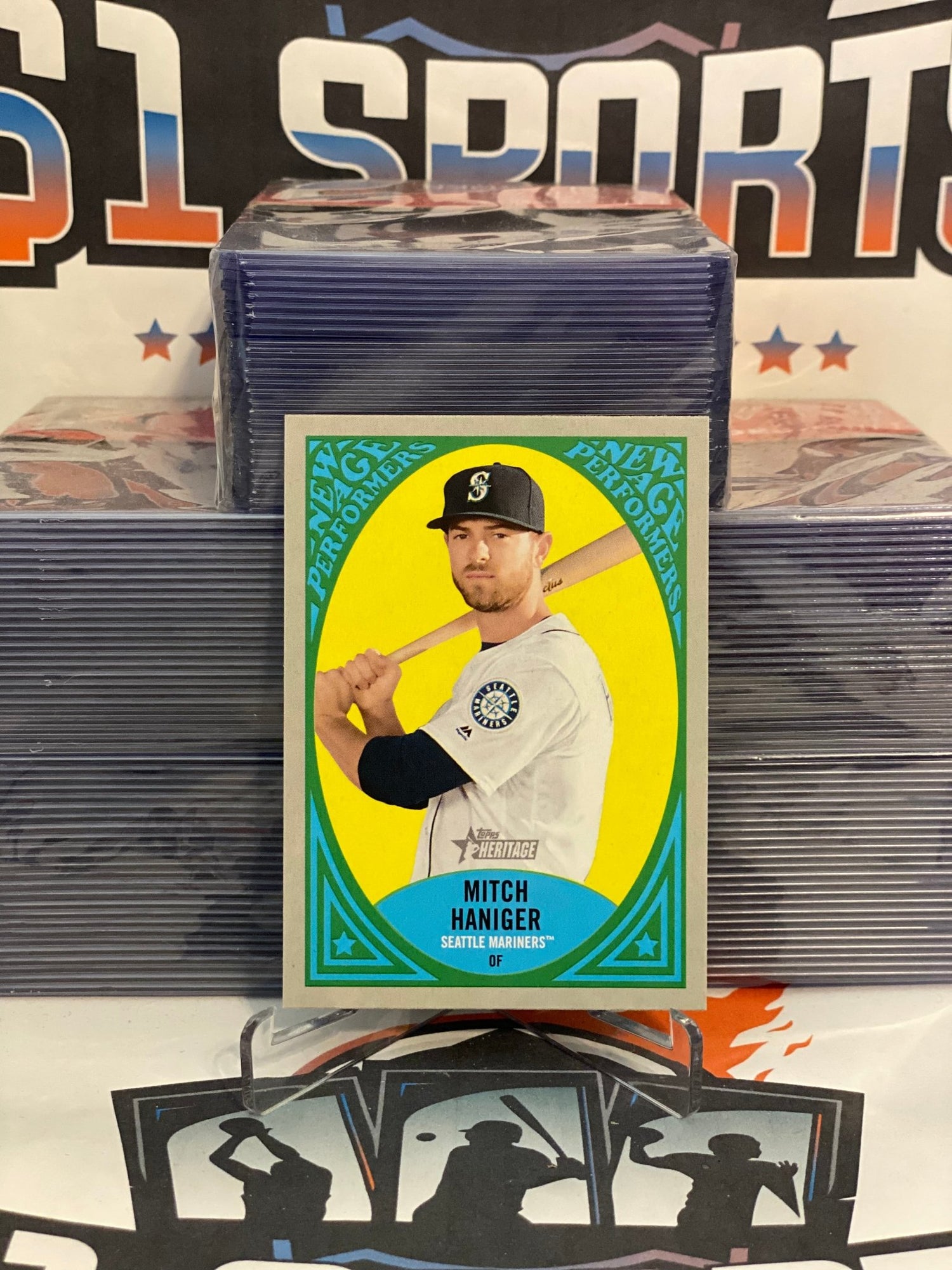 2019 Topps Heritage (New Age Performers) Mitch Haniger #NAP-9