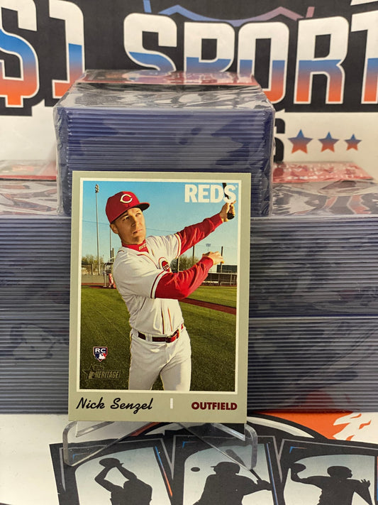 2019 Topps Heritage Nick Senzel Rookie #507