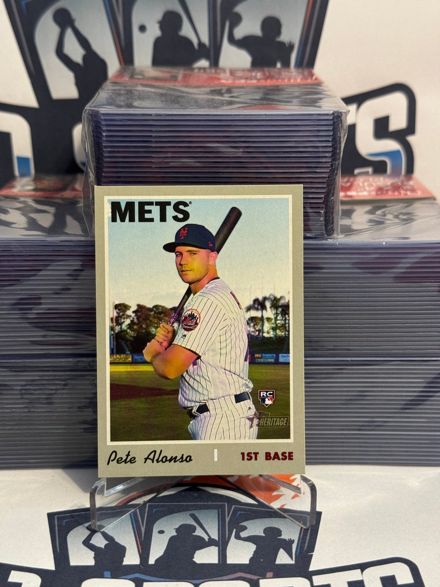 2019 Topps Heritage Pete Alonso Rookie #519