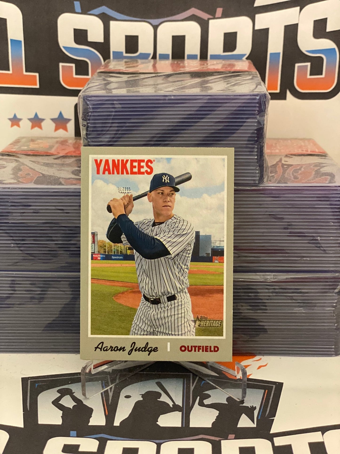 2019 Topps Heritage (Short Print) Aaron Judge #499