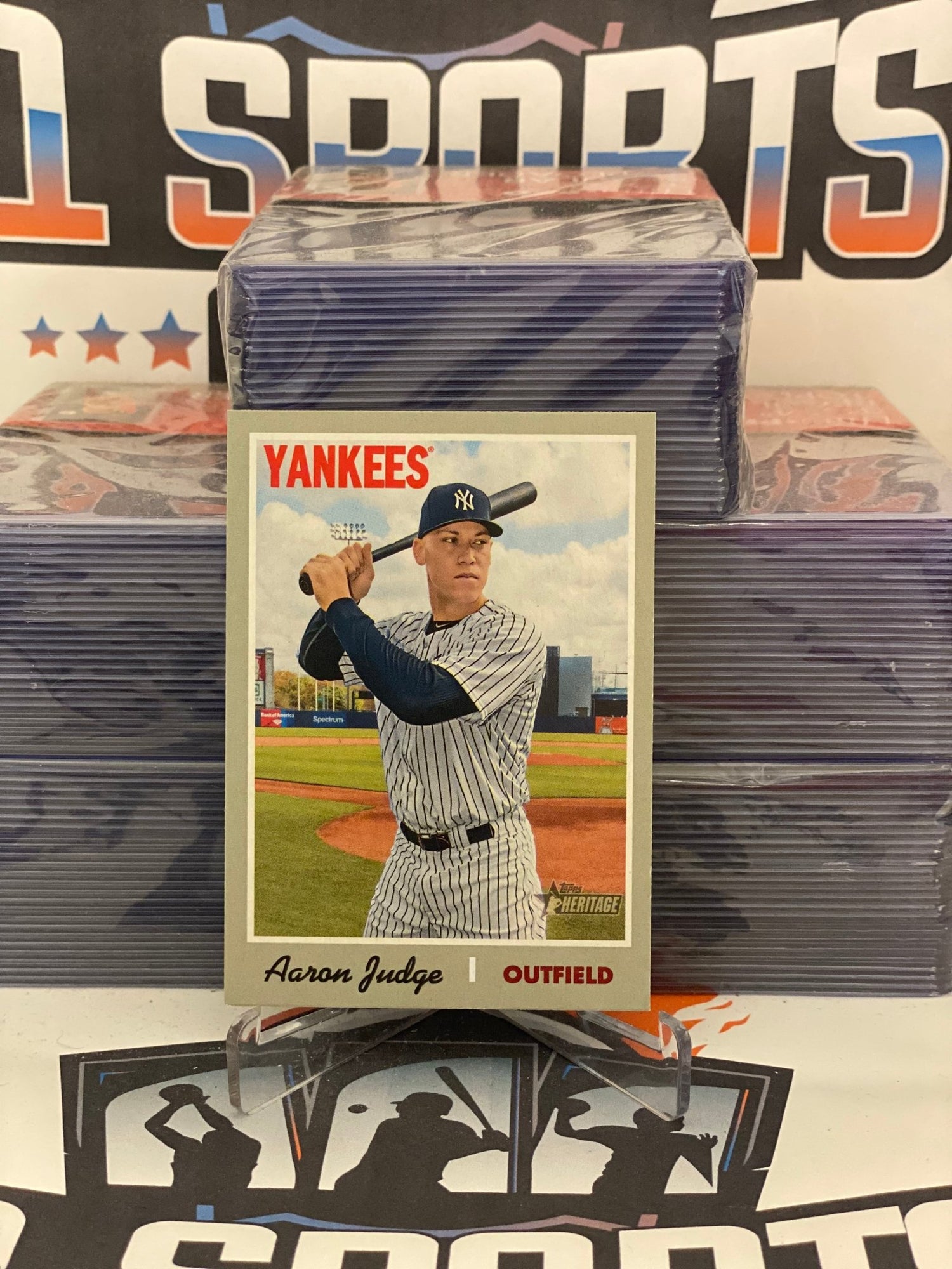 2019 Topps Heritage (Short Print) Aaron Judge #499