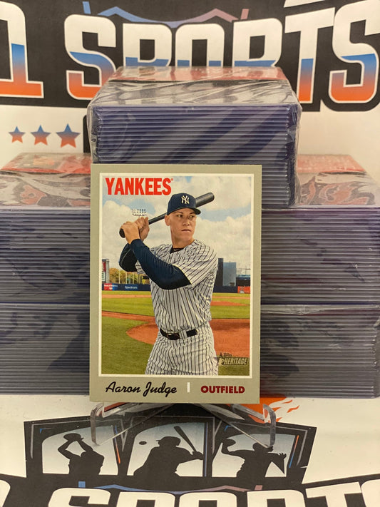 2019 Topps Heritage (Short Print) Aaron Judge #499