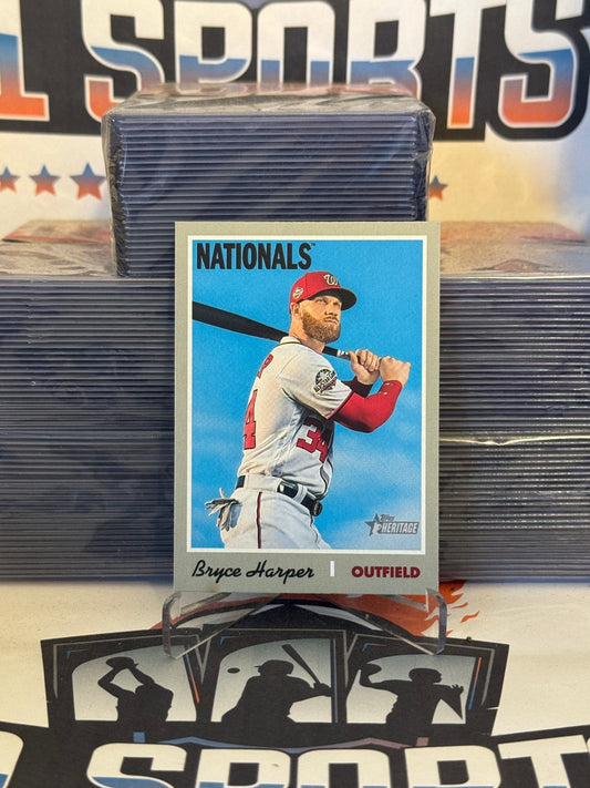 2019 Topps Heritage (Short Print) Bryce Harper #415