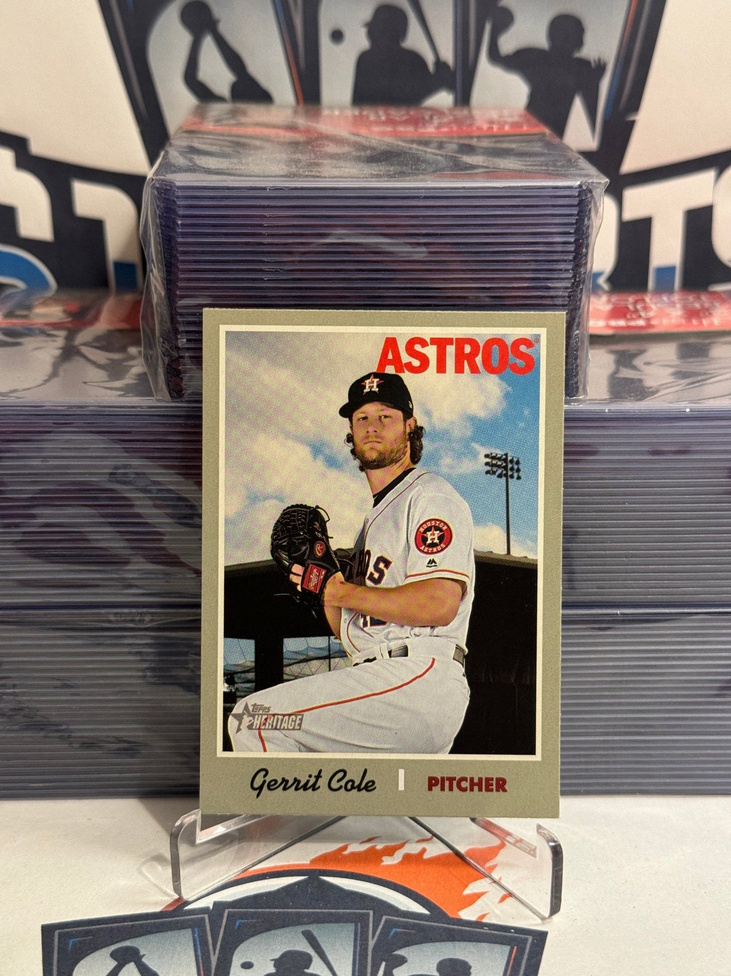 2019 Topps Heritage (Short Print) Gerrit Cole #429