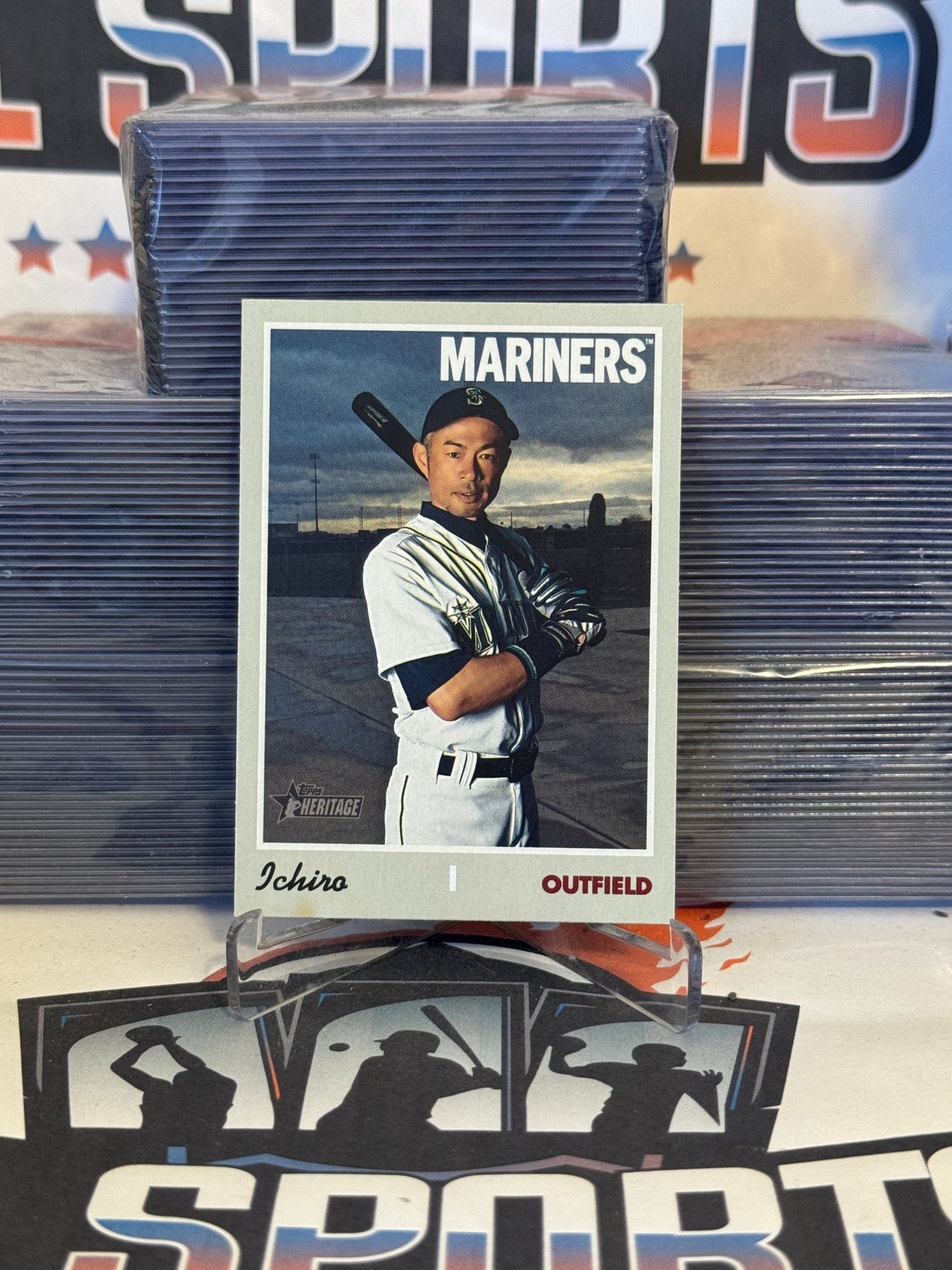 2019 Topps Heritage (Short Print) Ichiro Suzuki #725