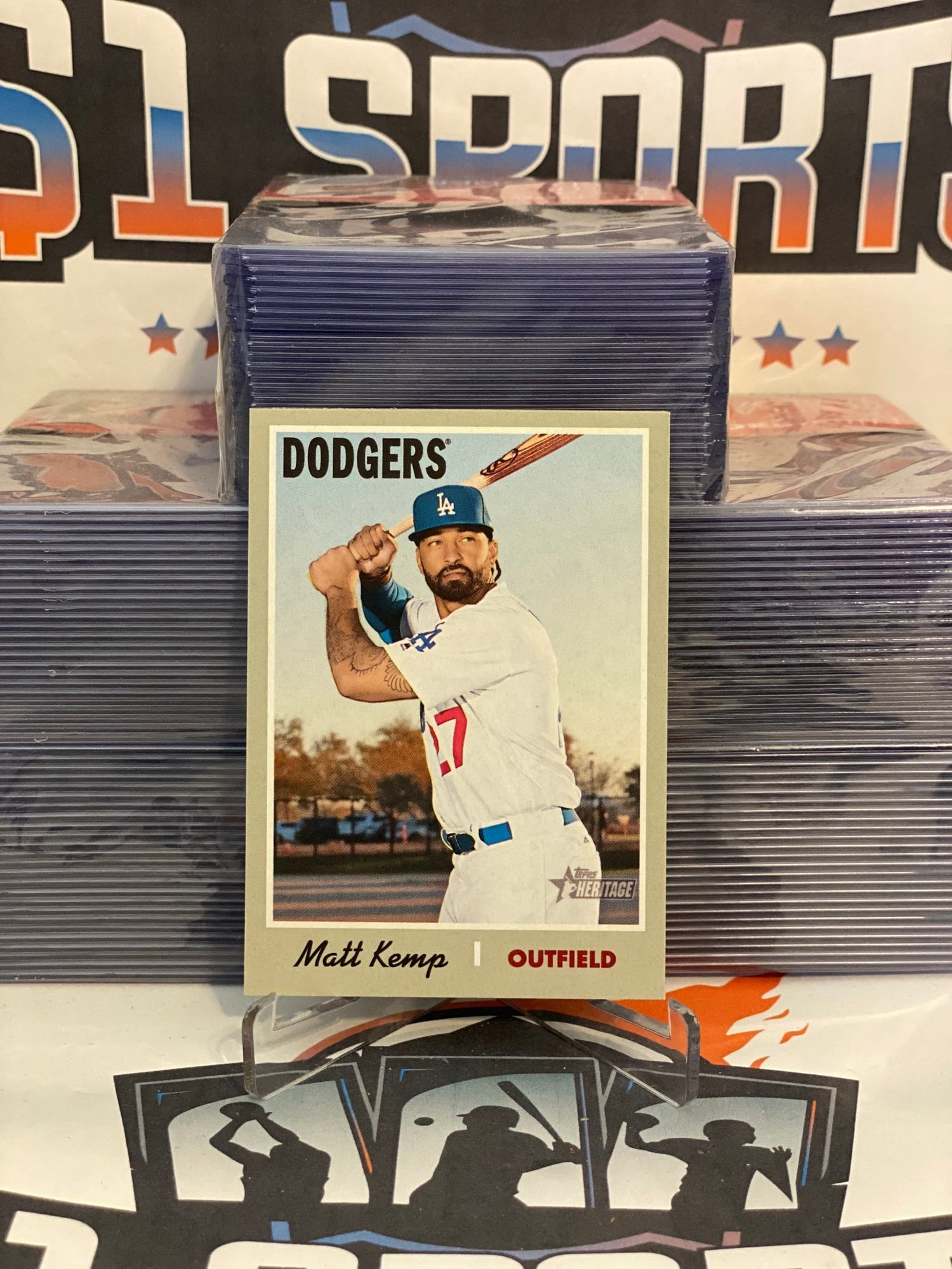 2019 Topps Heritage (Short Print) Matt Kemp #443
