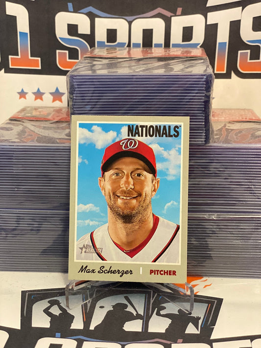 2019 Topps Heritage (Short Print) Max Scherzer #454