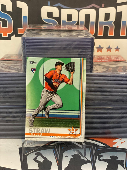 2019 Topps Myles Straw Rookie #629
