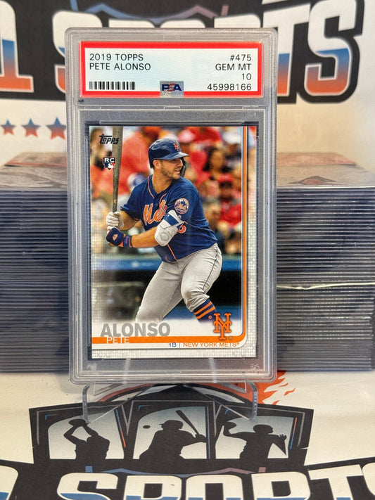 2019 Topps Pete Alonso Rookie #475 - PSA 10