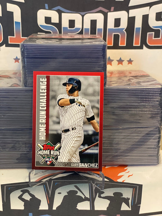 2019 Topps (Red, Home Run Challenge) Gary Sanchez #HRC-30