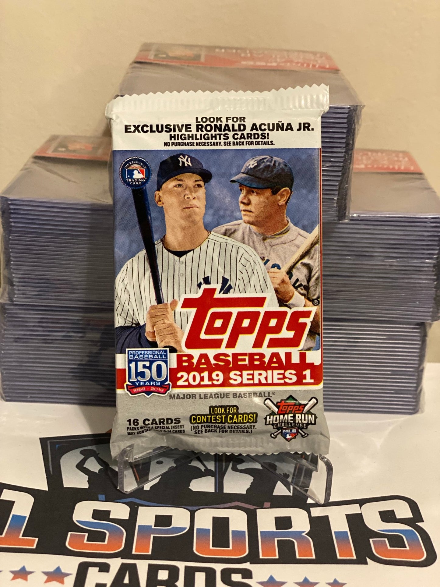 2019 Topps Series 1 MLB Baseball Retail Jumbo Pack