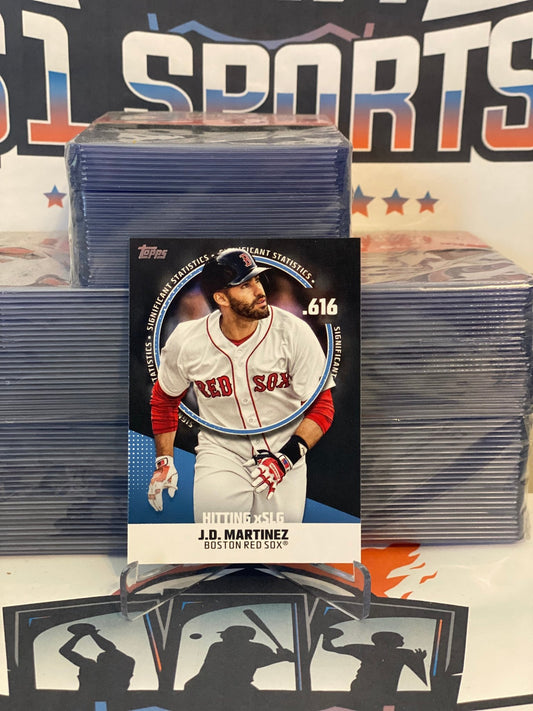 2019 Topps (Statistical Significance) J.D. Martinez #SS-11