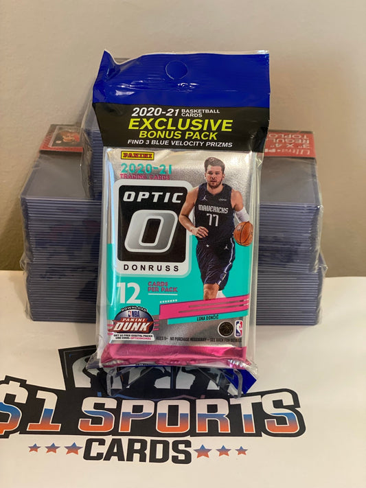 2020-21 Donruss Optic NBA Basketball Cello Multi-Pack