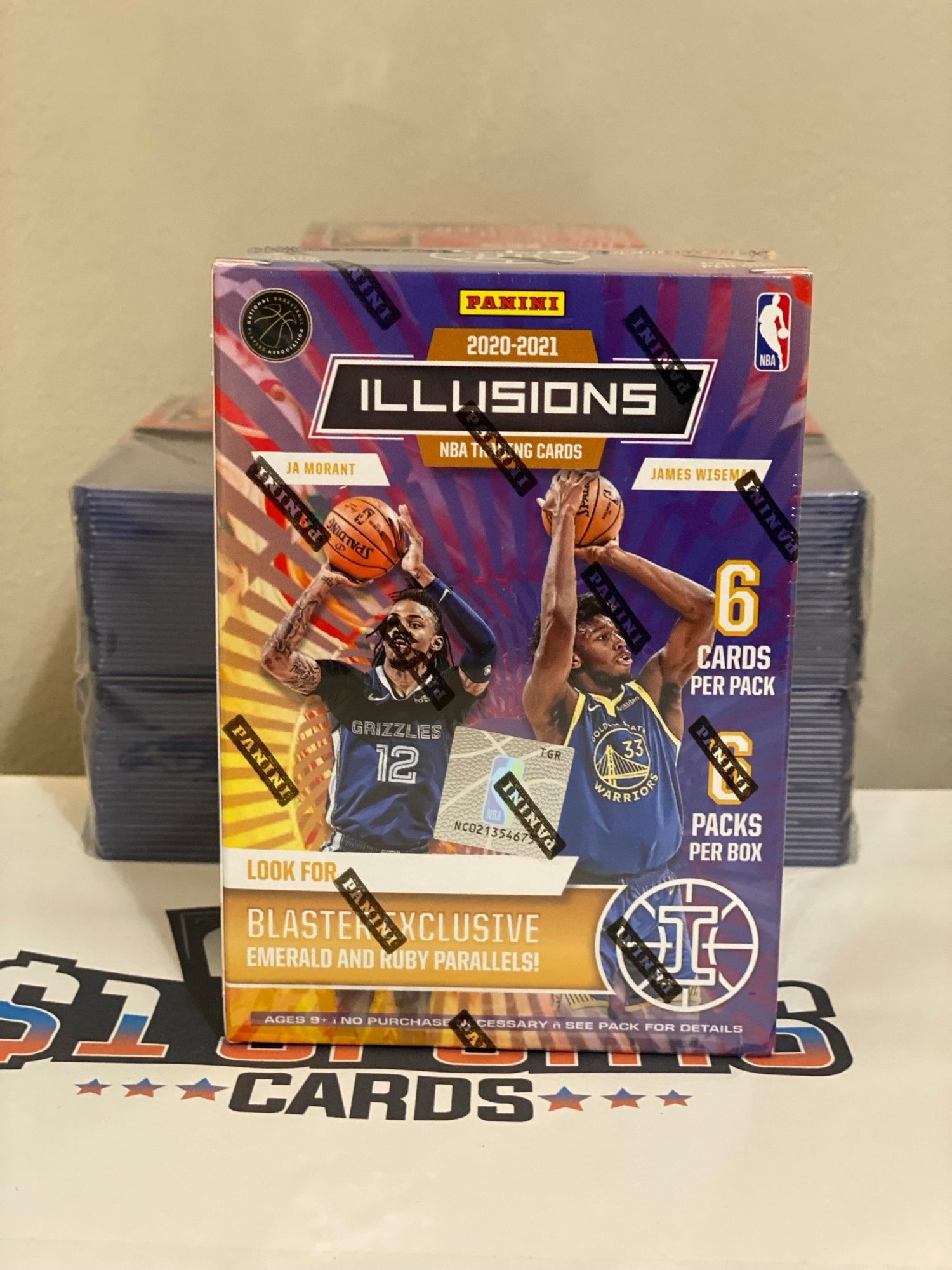 2020-21 Panini Illusions NBA Basketball Blaster Box