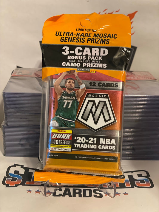 2020-21 Panini Mosaic NBA Basketball Cello Multi-Pack