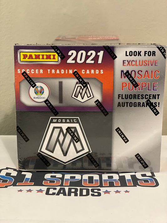 2020-21 Panini Mosaic UEFA Euro Soccer Retail Box