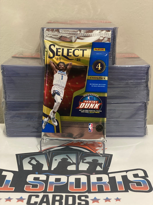 2020-21 Panini Select NBA Basketball Retail Pack