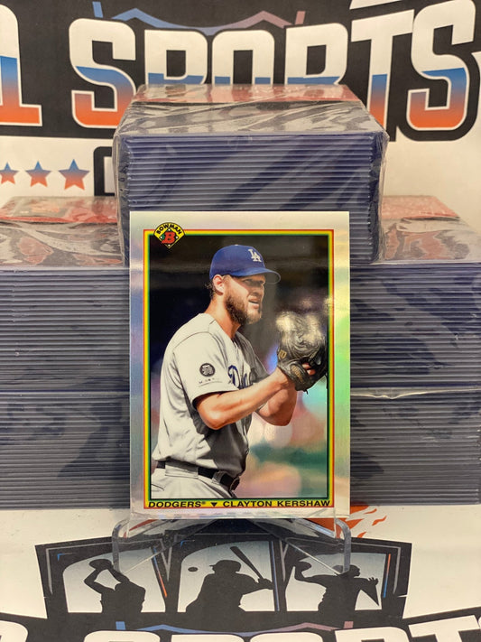 2020 Bowman Chrome (1990 Redux) Clayton Kershaw #90B-CK