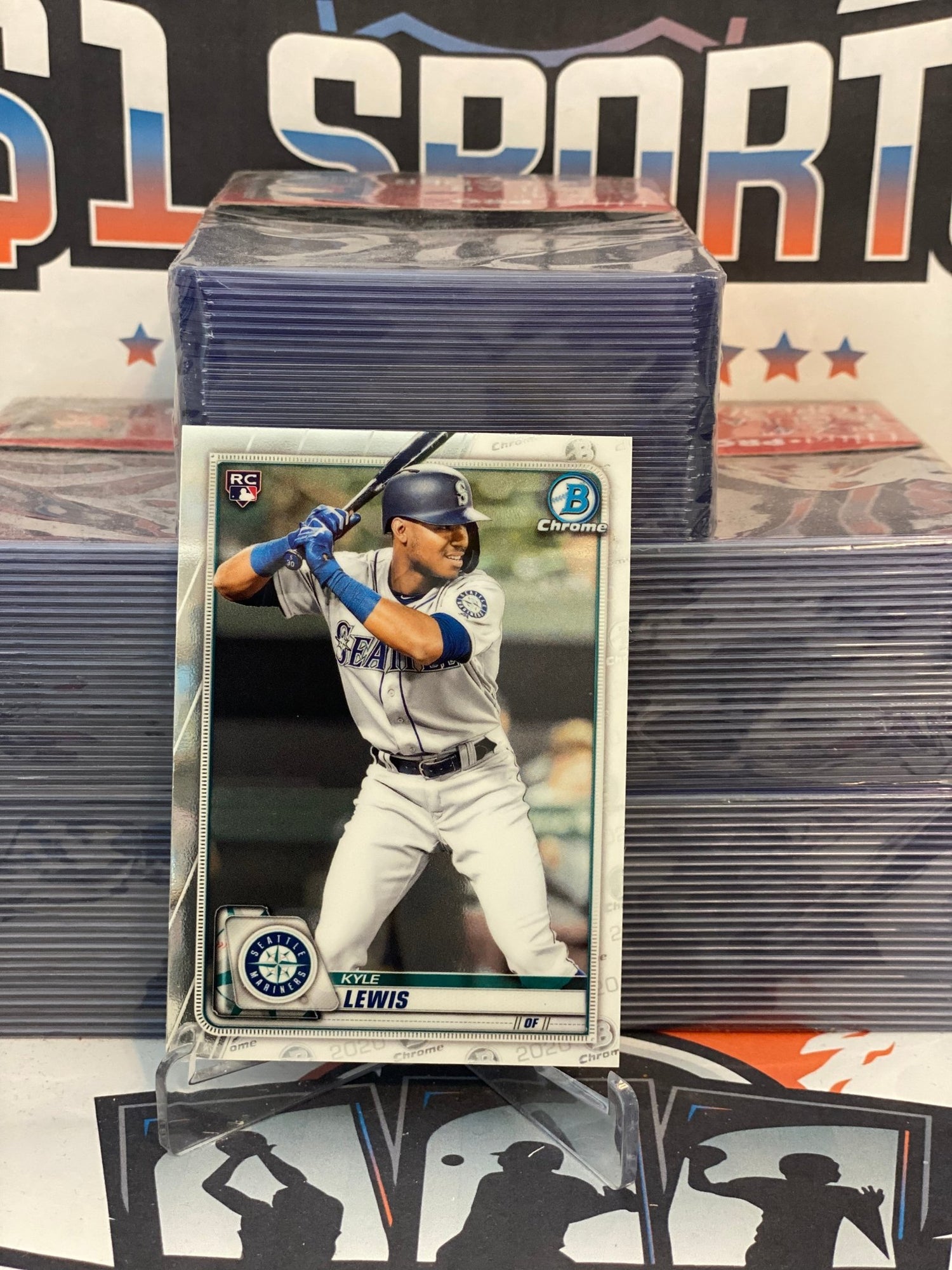 2020 Bowman Chrome Kyle Lewis Rookie #90