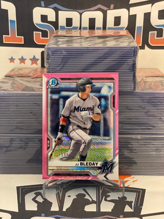 2020 Bowman Chrome Prospects (Fuscia Refractor 181/199) JJ Bleday #BCP-200