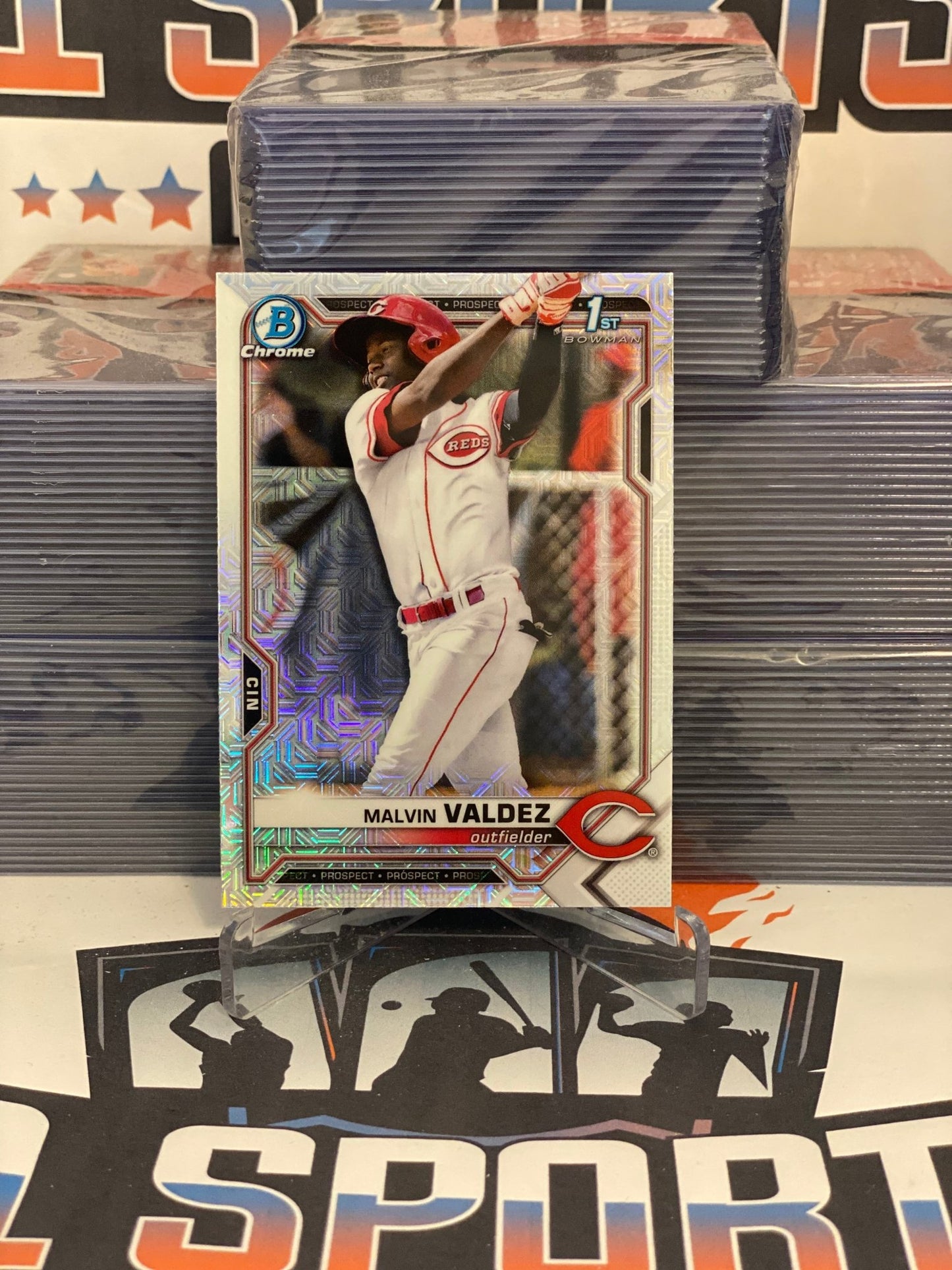 2020 Bowman Chrome Prospects (Mega Refractor, 1st Bowman) Martin Valdez #BCP-184